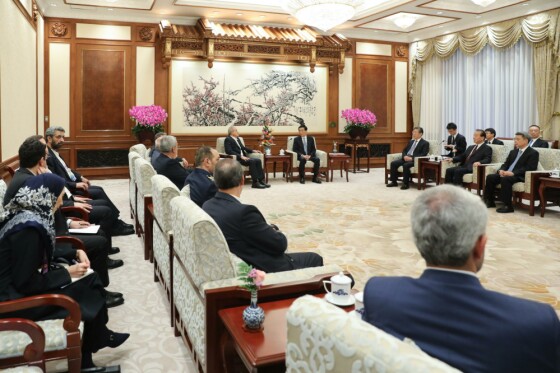 دیدار با عضو کمیته دائمی دفتر سیاسی کنگره ملی خلق چین