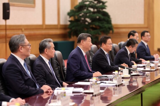 دیدار روسای جمهور ایران و چین