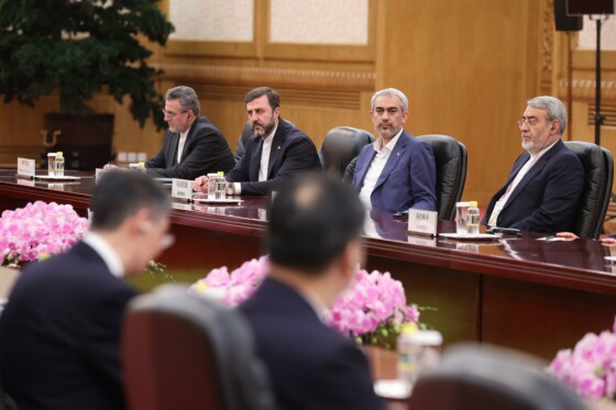 دیدار روسای جمهور ایران و چین