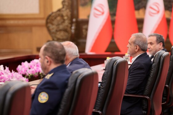 دیدار روسای جمهور ایران و چین