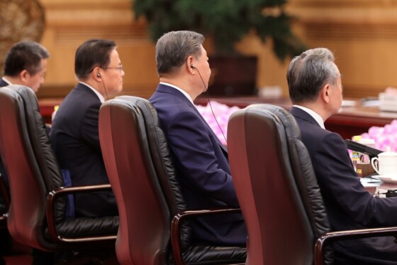 دیدار روسای جمهور ایران و چین