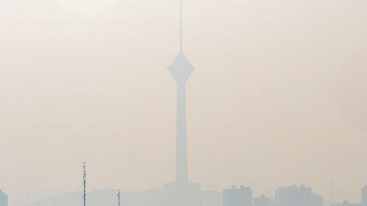 هوای تهران در وضعیت آلوده قرار دارد