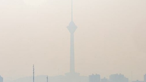 هوای تهران در وضعیت آلوده قرار دارد