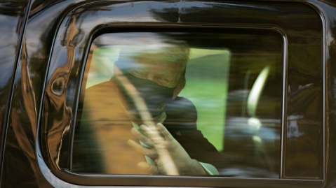 بستری شدن ترامپ در بیمارستان