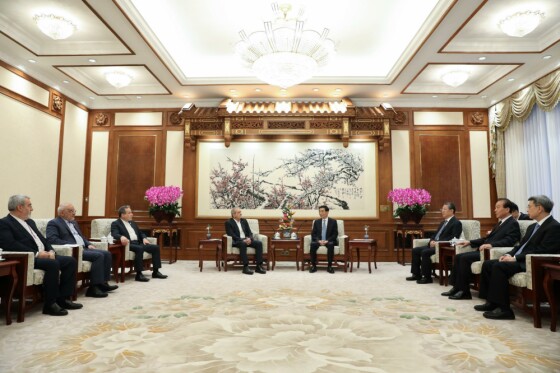 دیدار با عضو کمیته دائمی دفتر سیاسی کنگره ملی خلق چین