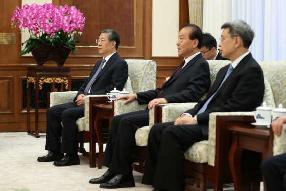 دیدار با عضو کمیته دائمی دفتر سیاسی کنگره ملی خلق چین