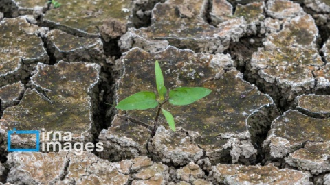 گزارش تصویری/ دریاچه الندان در آستانه خشک شدن کامل