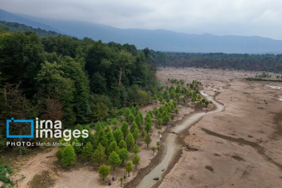 دریاچه الندان در آستانه خشک شدن کامل