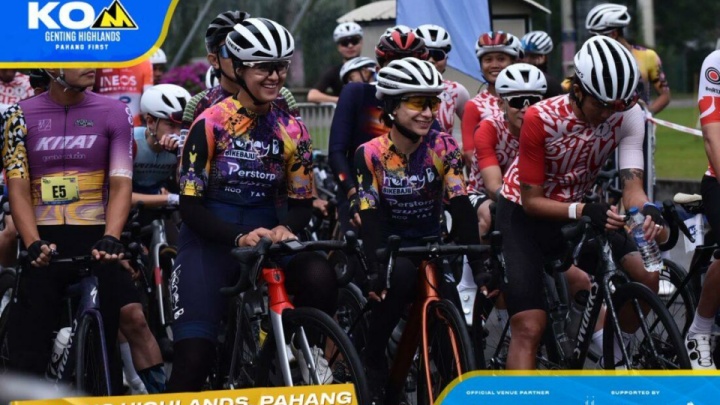 پانته‌آ قلی‌پور و الهه امامی در مالزی رکاب زدند