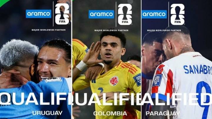 اروگوئه، پاراگوئه و کلمبیا