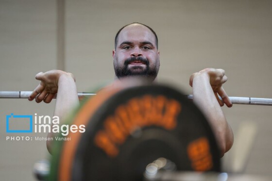 تمرین تیم ملی وزنه برداری
