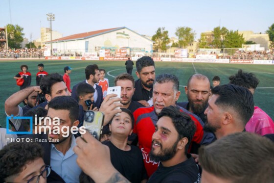 مسابقه خیرخواهانه فوتبال در اردبیل
