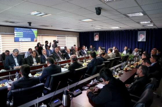 جلسه با وزیر و مدیران وزارت جهاد کشاورزی