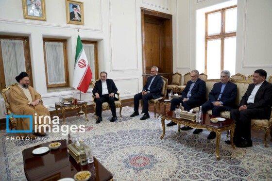 دیدار «سید عمار حکیم» با وزیر امور خارجه