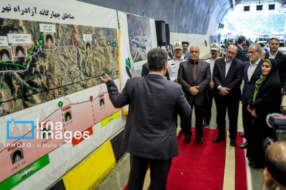 بهرهبرداری از باند شرقی منطقه دو آزادراه تهران - شمال