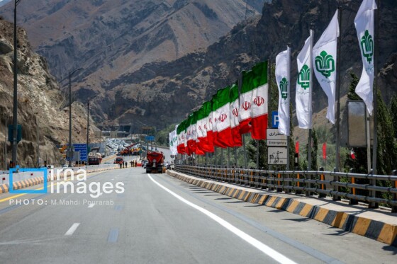 بهرهبرداری از باند شرقی منطقه دو آزادراه تهران - شمال