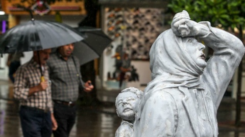 بارش باران در جنوب شرق و برخی مناطق شمالی کشور