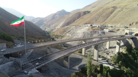 باند شرقی منطقه ۲ آزادراه تهران- شمال افتتاح شد