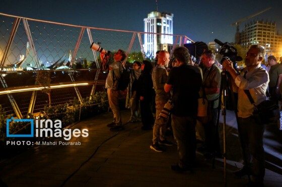 ماه‌گرفتگی در آسمان تهران