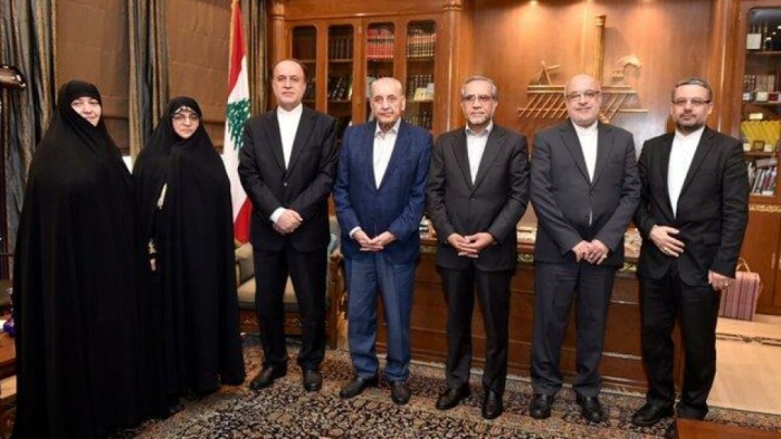 دیدار نبیه بری و نمایندگان مجلس ایران