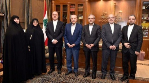 دیدار نبیه بری و نمایندگان مجلس ایران