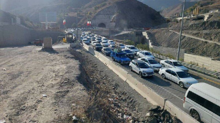 جاده چالوس برای پنجمین روز متوالی یکطرفه شد