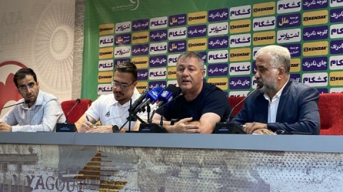 نشست خبری تراکتور پیش از بازی با آلومینیوم اراک