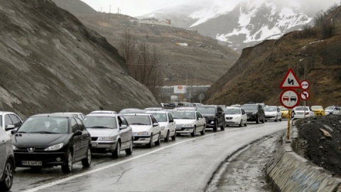 ترافیک سنگین در مسیرهای مواصلاتی شمال کشور