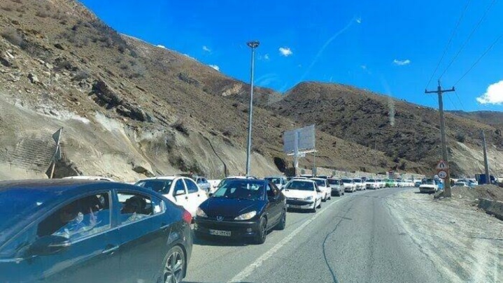 جاده چالوس پس از پنج روز دوطرفه شد