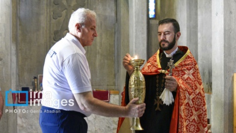 گزارش تصویری/ افتتاحیه پنجاه و ششمین بازی های المپیک ارامنه ایران