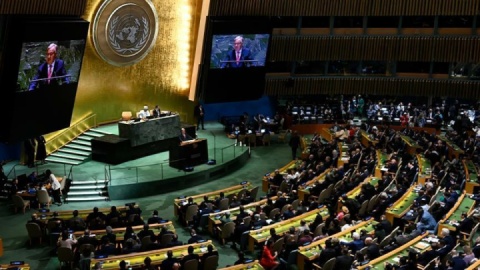 تصویب پیش‌نویس قطعنامه‌ مجمع عمومی سازمان ملل درباره تشکیل کشور فلسطین