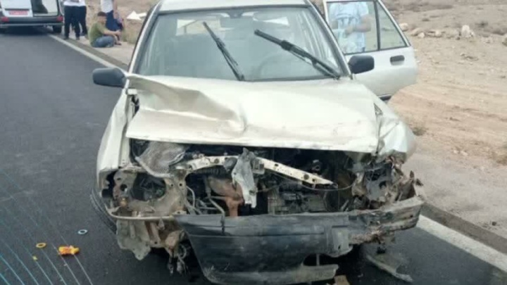 برخورد پراید با گاردریل جان نوزاد ۴ ماهه را گرفت