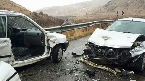 ۳ کشته و ۵ مصدوم در تصادف ۲ پراید در محور خواف به قاین