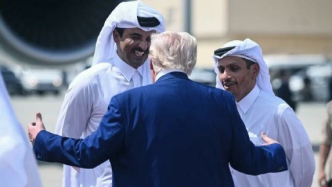 ترامپ با استقبال گرم از آل‌ثانی، تلاش اسرائیل برای تخریب صلح را محکوم کرد