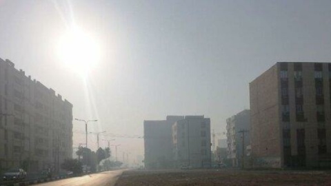 اهواز در محاصره دود و آلودگی قرار گرفت