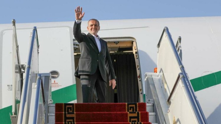 پزشکیان تهران را به مقصد دوحه ترک کرد