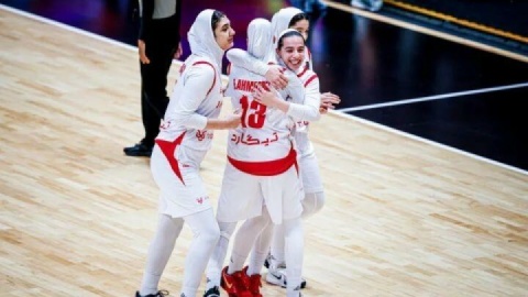 تیم بسکتبال دختران ایران پیروز شد