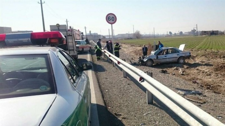 مرگ ۲ نوجوان فوتبالیست بر اثر واژگونی خودرو