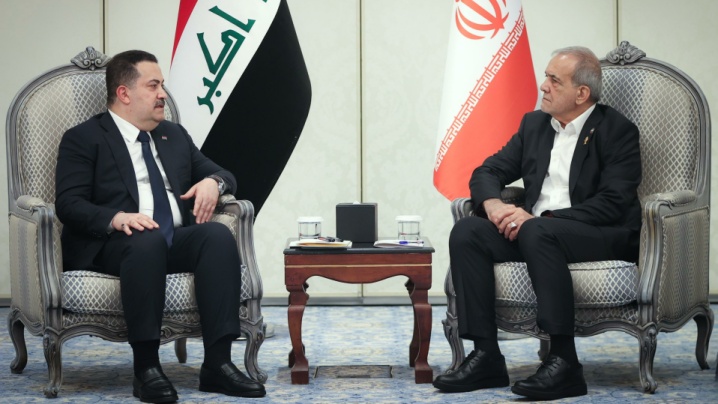 دیدار پزشکیان با السودانی در قطر