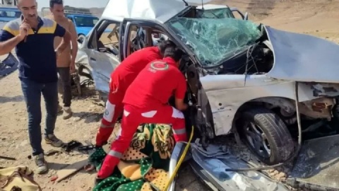 ۲ کشته در تصادف پژو پارس با تریلر