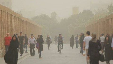 هوای ۸ شهر اصفهان آلوده است