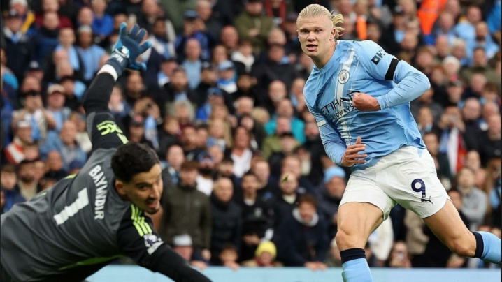 درخشش هالند در دربی منچستر