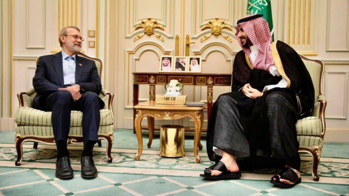 دیدار دبیر شورای عالی امنیت ملی با وزیر دفاع عربستان