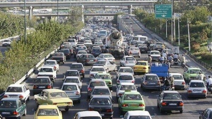 آخرین وضعیت ترافیک در بزرگراه‌های تهران