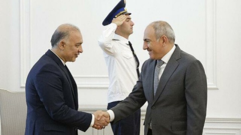 دیدار خداحافظی سفیر ایران با پاشینیان