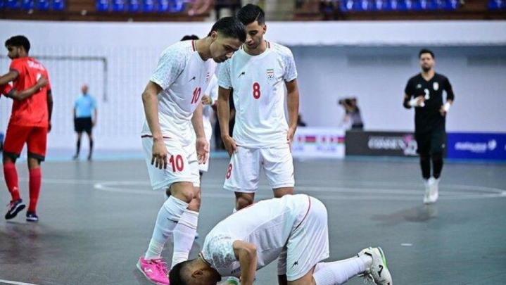 جشنواره گل تیم ملی فوتسال ایران مقابل بنگلادش