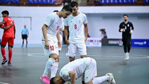 جشنواره گل تیم ملی فوتسال ایران مقابل بنگلادش