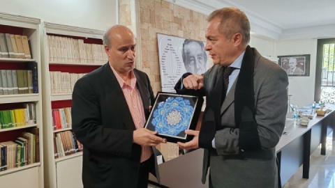 دیدار مهدی تاج با سفیر مکزیک در ایران