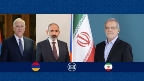 پزشکیان روز ملی جمهوری ارمنستان را تبریک گفت