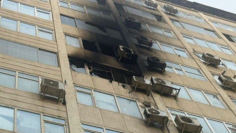 آتشسوزی در ساختمان تجاری خیابان جمهوری